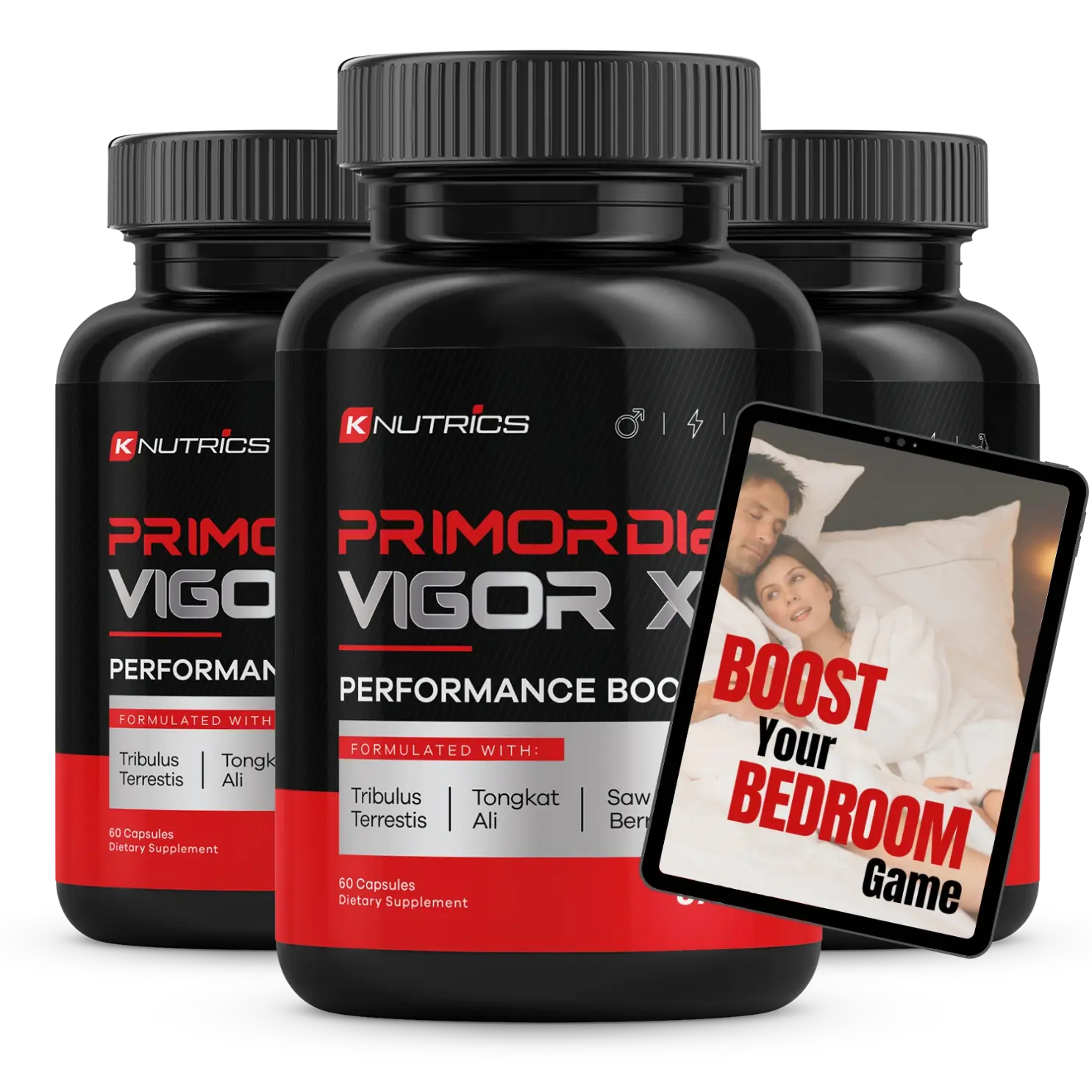 Primordial Vigor X three bottle package, 90-day supply
